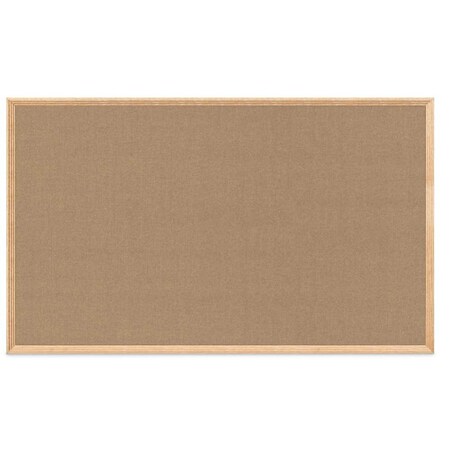 United Visual Products Decor Wood Combo Board, 72"x48", Walnut/White Porcelain & Apricot UV705DEFAB-WALNUT-WHTPORC-APRICOT